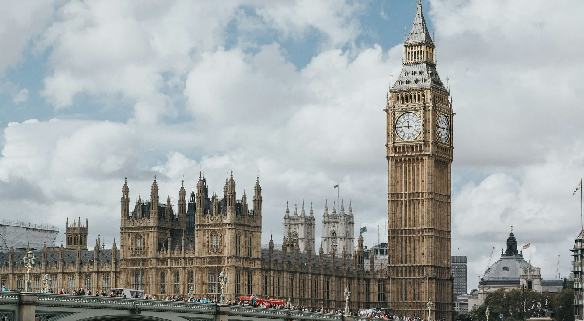 Big Ben and the Palace of Westminster, London